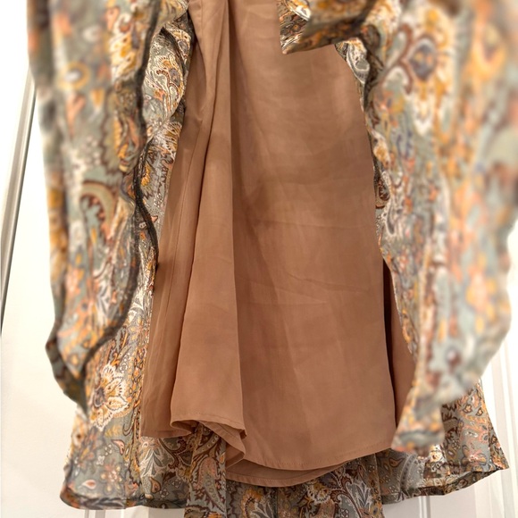 Dress Forum Women’s Boho Floral Printed Paisley Dress Size XL NWOT Fall - Picture 5 of 8